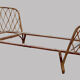 Rattan bed