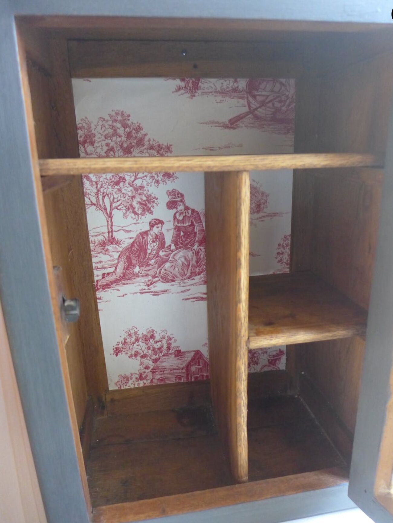 Black pharmacy cabinet