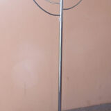 Max bill metal chrome floor lamp, 70s