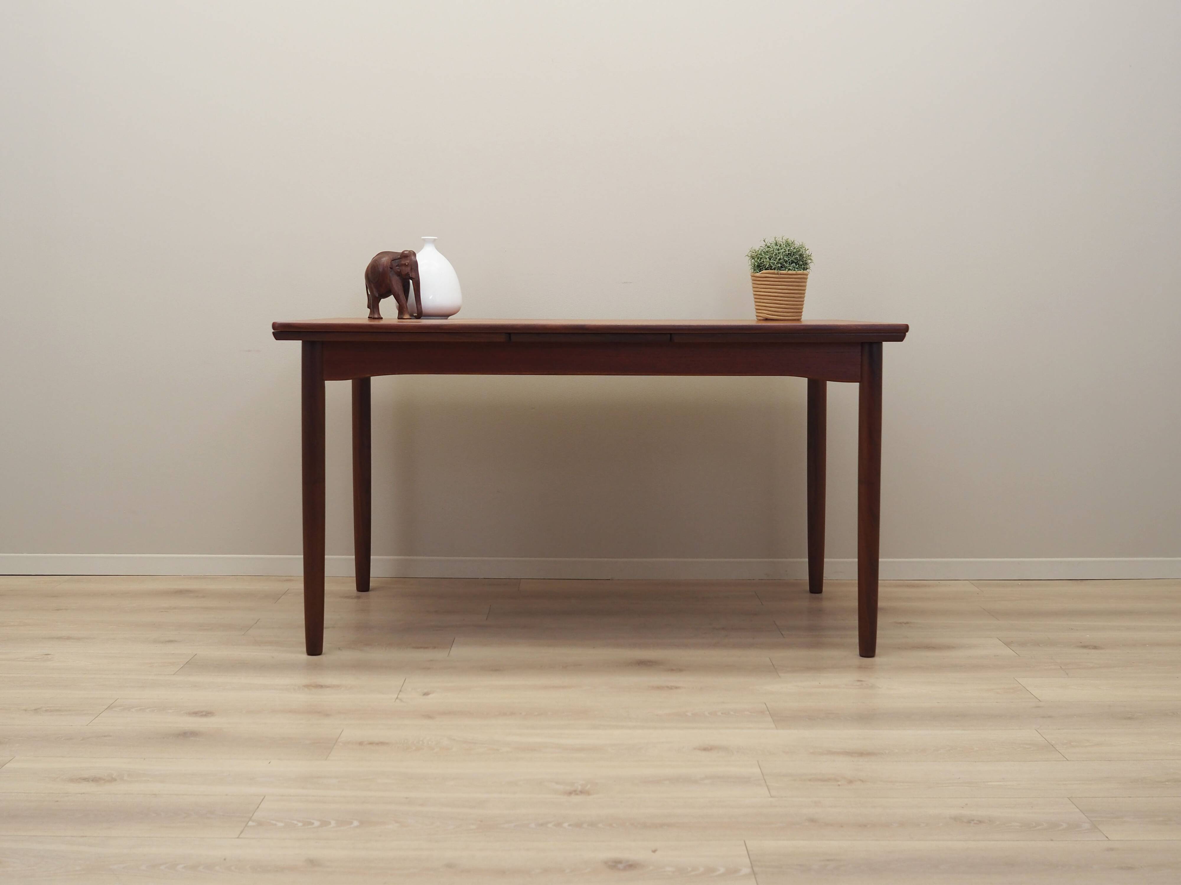 Teak table, Danish design, 1970s, production: Denmark