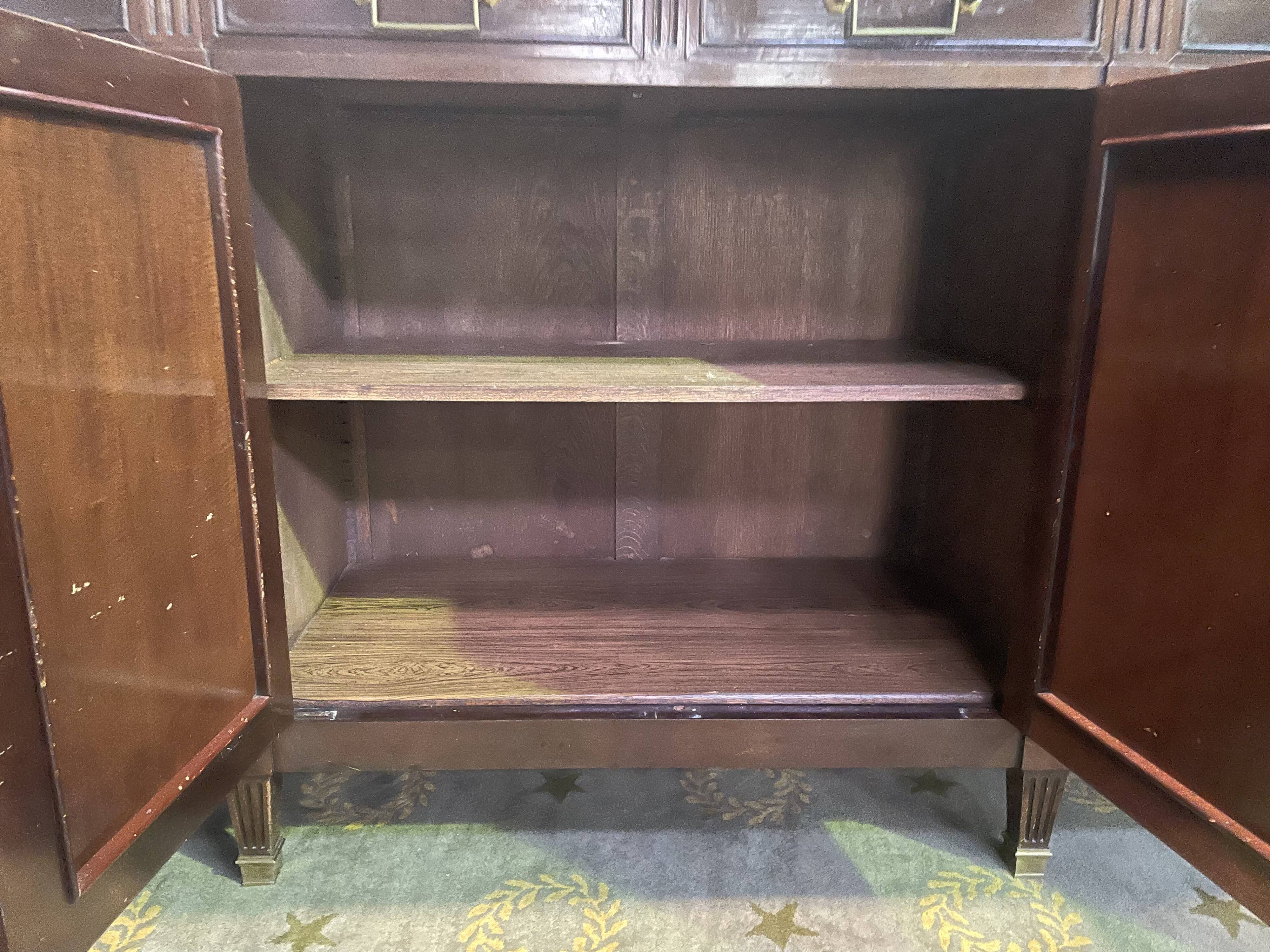 Mahogany enfilade in Louis XVI style