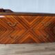 1960s sideboard in mahogany, glass and brass