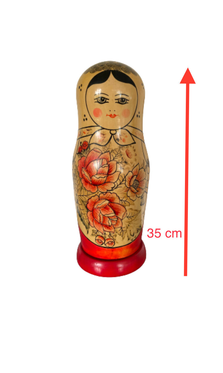 Russian Matriochka vintage doll stamped USSR