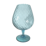 Empoli blue glass cut