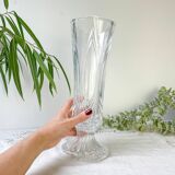 Vintage Art Deco Style Crystal Vase