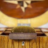 Inlaid Sewing Table in Various Woods, 1890s