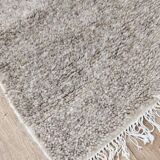 Handmade wool Berber rug 138x63 cm