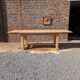 Oak farmhouse table with extensions