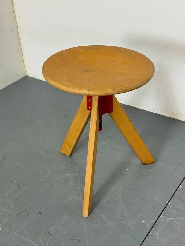 Tabouret pivotant moderniste italien par D'Urbino & Lomazzi, De Pas pour Zanotta,