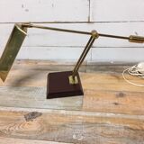 Brass and bakelite swing lamp 1980