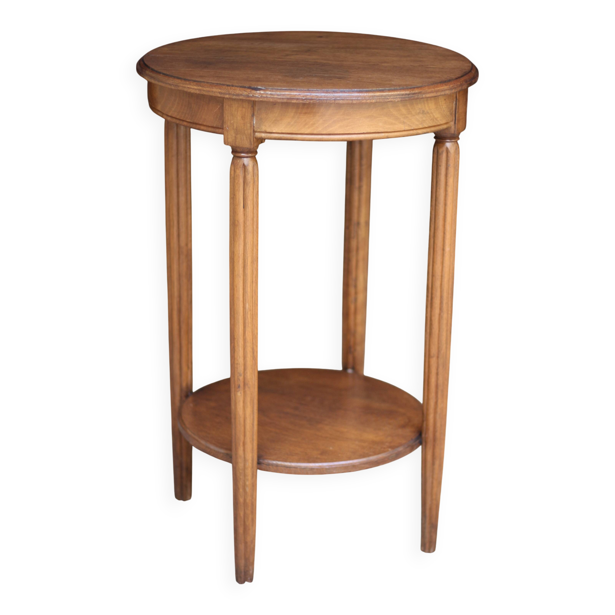 Pretty ART DECO (1920s/1930s) pedestal table or side table in oak.