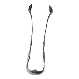 Solid silver sugar tongs