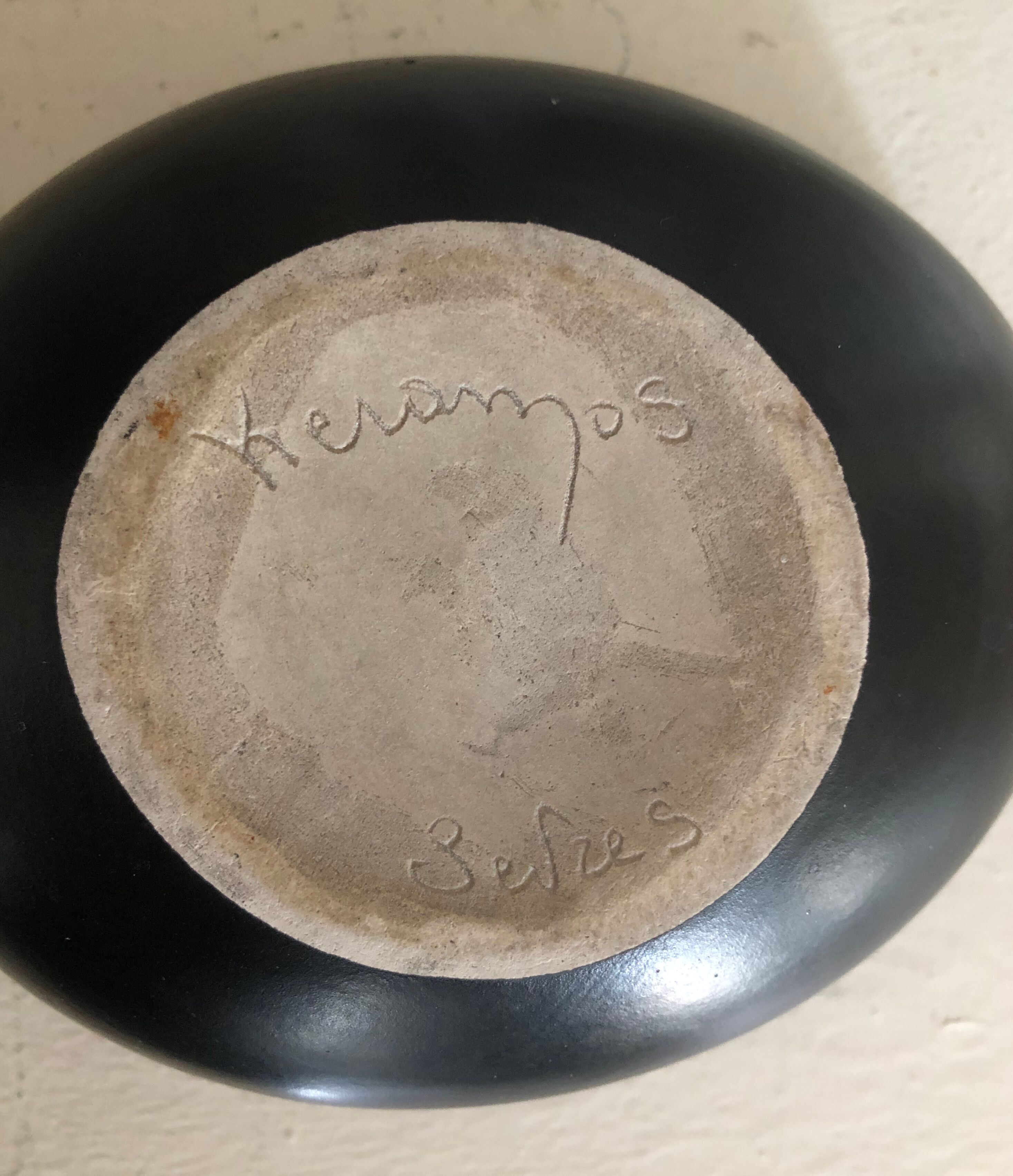 Ceramic ashtray by Sèvres Kéramos, circa 1950