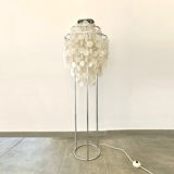 Floor lamp of the 60s in mother-of-pearl grapevines