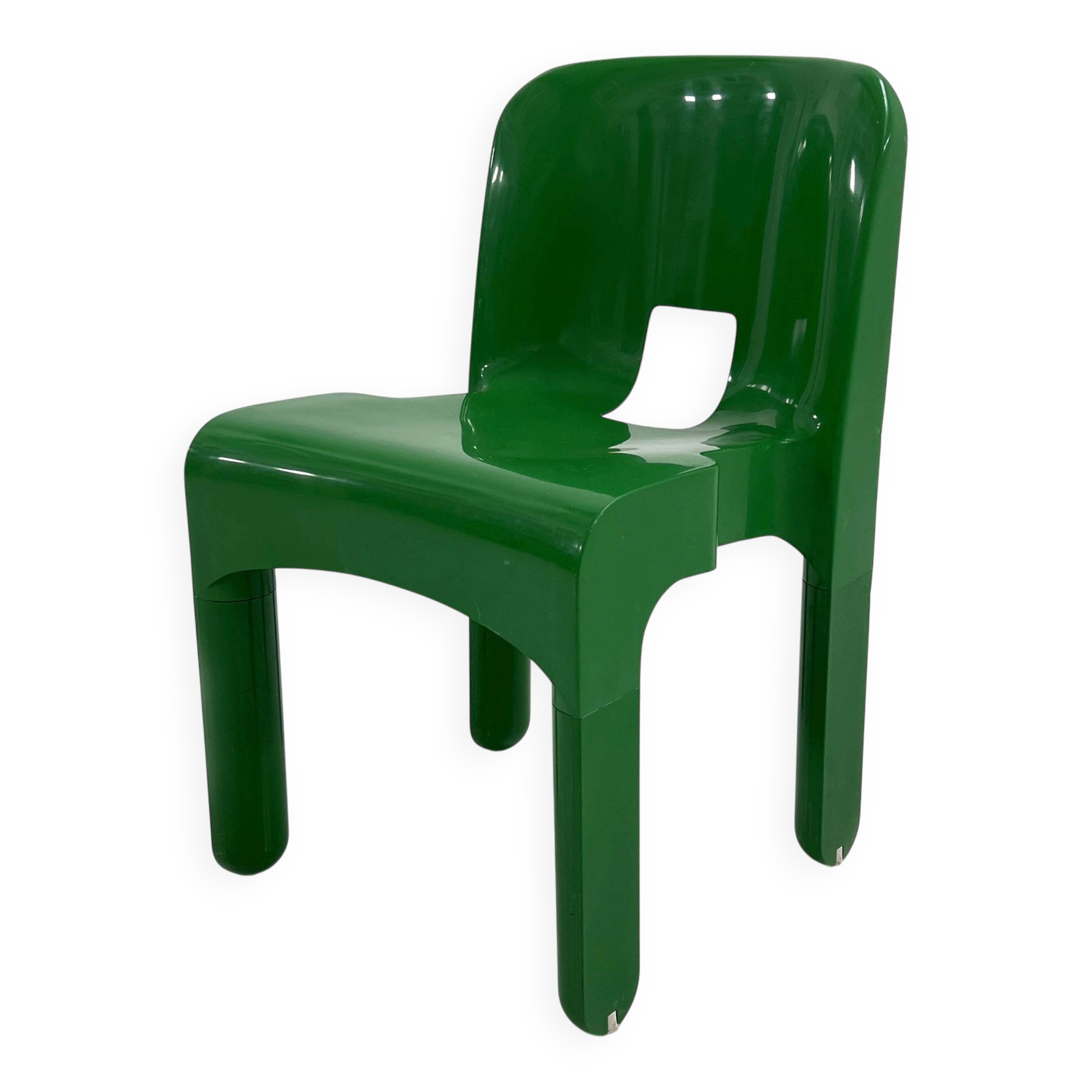 Chaise Universale verte Modèle 4868 par Joe Colombo pour Kartell, 1970
