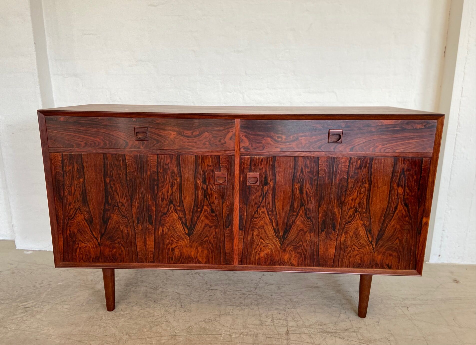 Buffet en palissandre danois vintage rétro des années 1960 par Brouers.