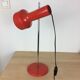 Stralux red metal desk lamp 1960
