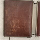 Vintage mirror 1930 barber triptych - 28 x 69 cm