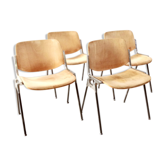 Lot of cast aluminum chairs