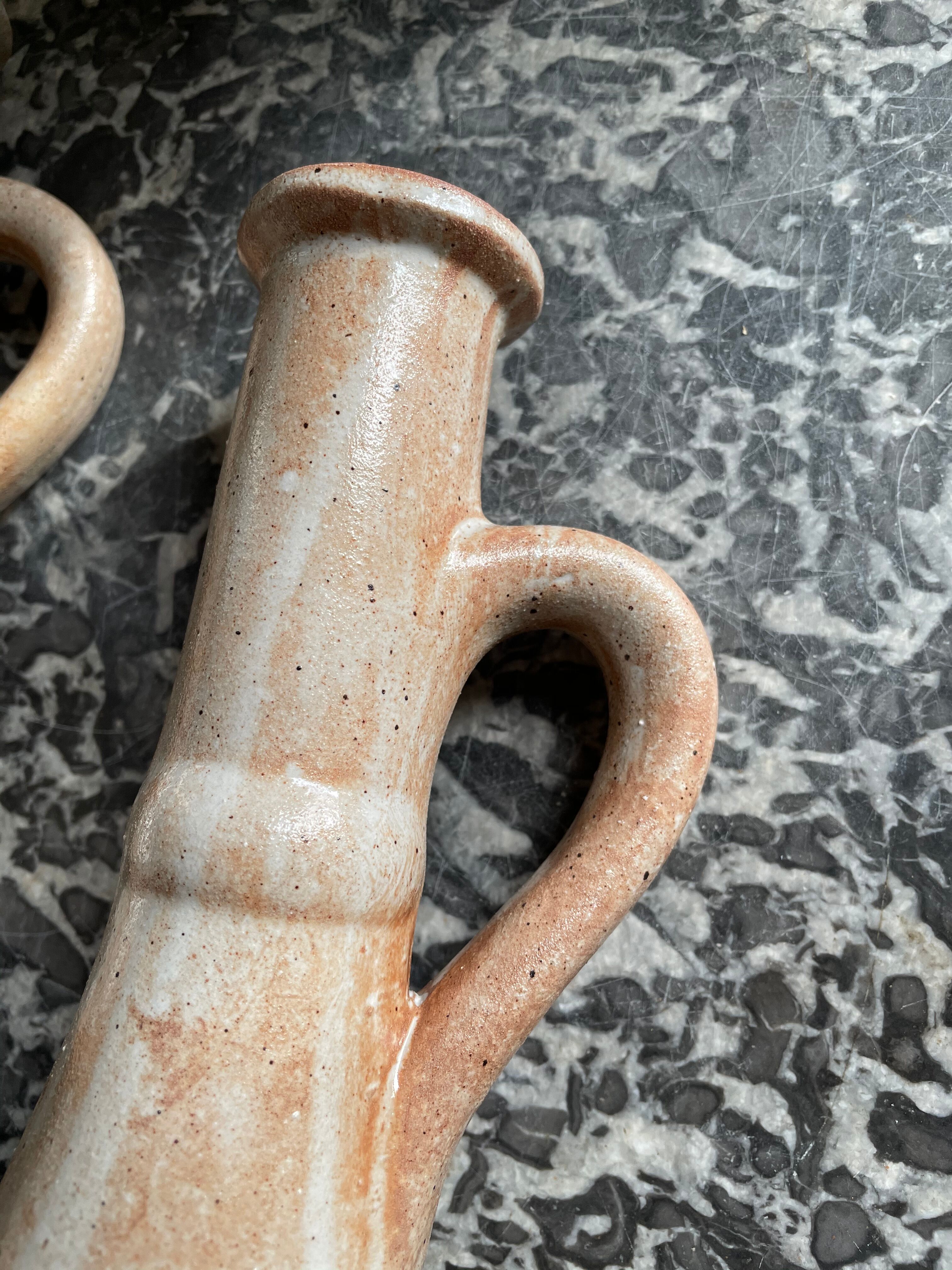 Sandstone candlesticks
