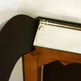 Mirror Art Deco coffee table - curved feet