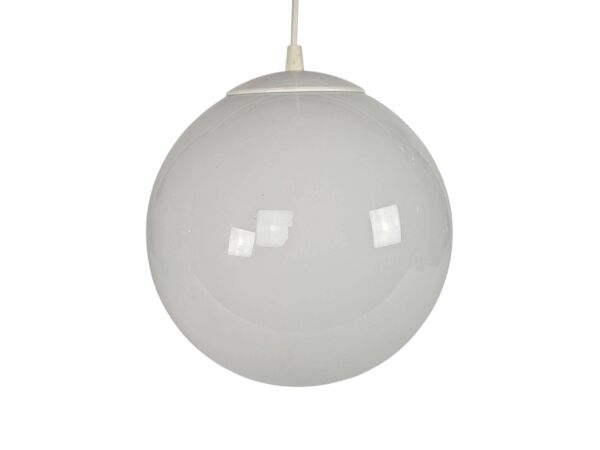Happy Lights - Globe - Brume matinale - Verre opale - Métal - Années 70