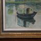 Oil painting on canvas, study work based on Monet.