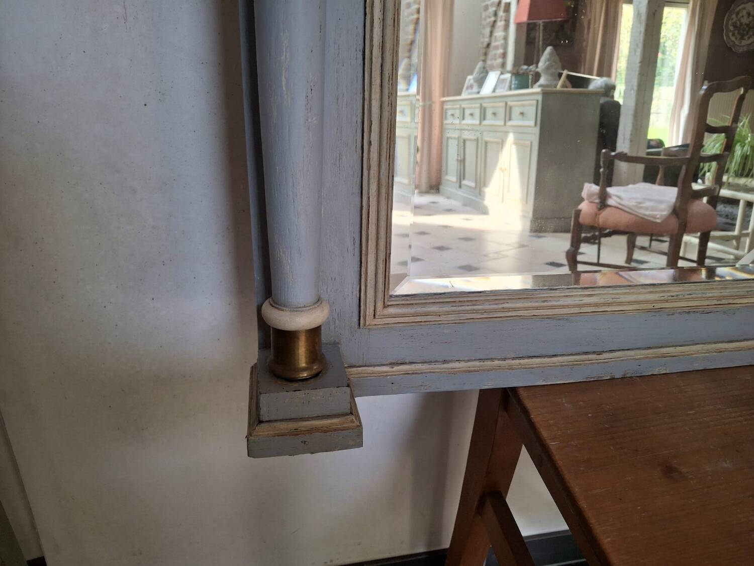 Antique trumeau