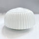 White glass plafond Polam Wikasy, Poland 1970s.