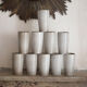 Service 10 mugs en grès de Salins vintage