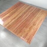 Travertine coffee table red design