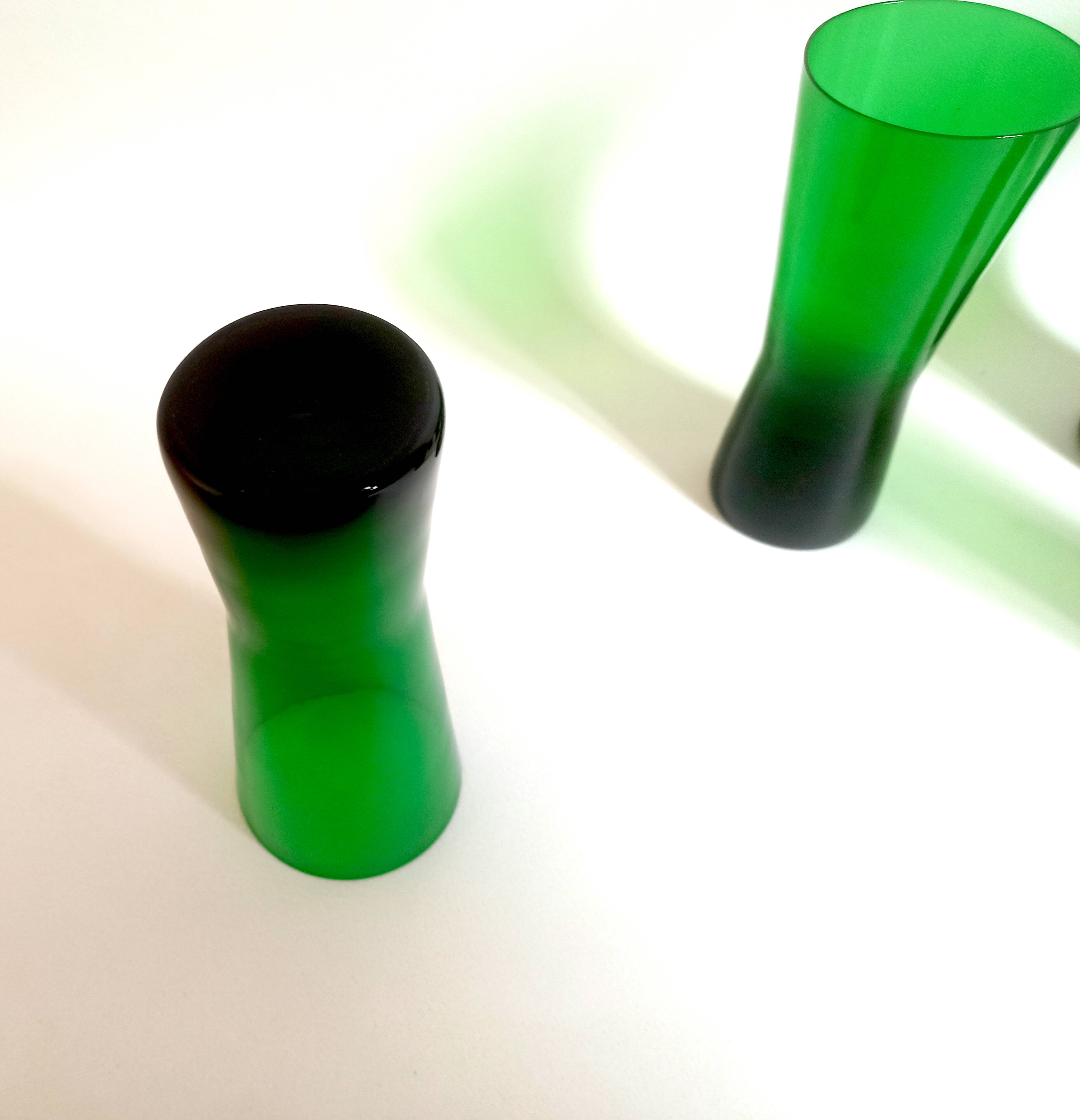 Set of 6 glasses 60s
