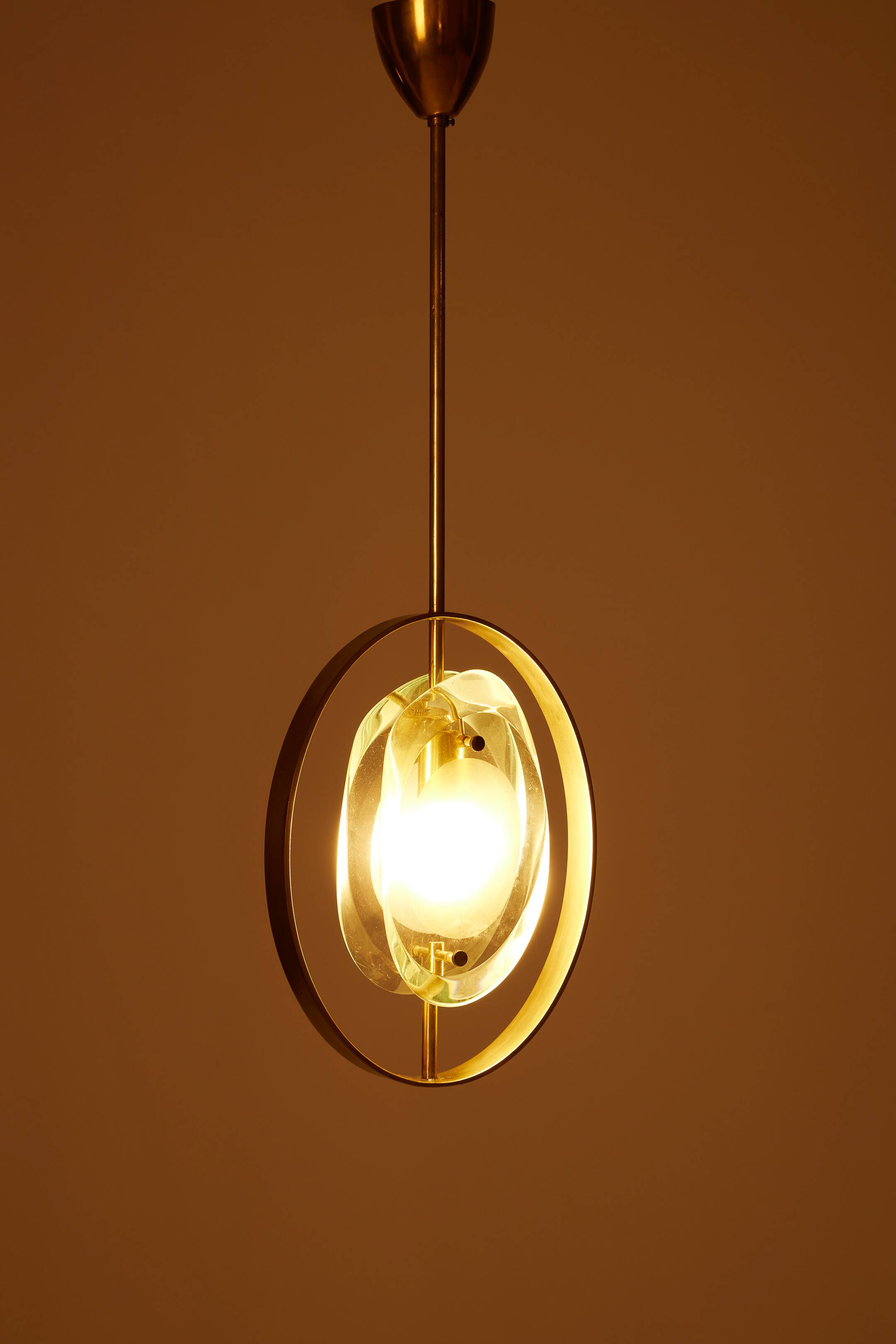 1933 max ingrand pendant light, 1960s