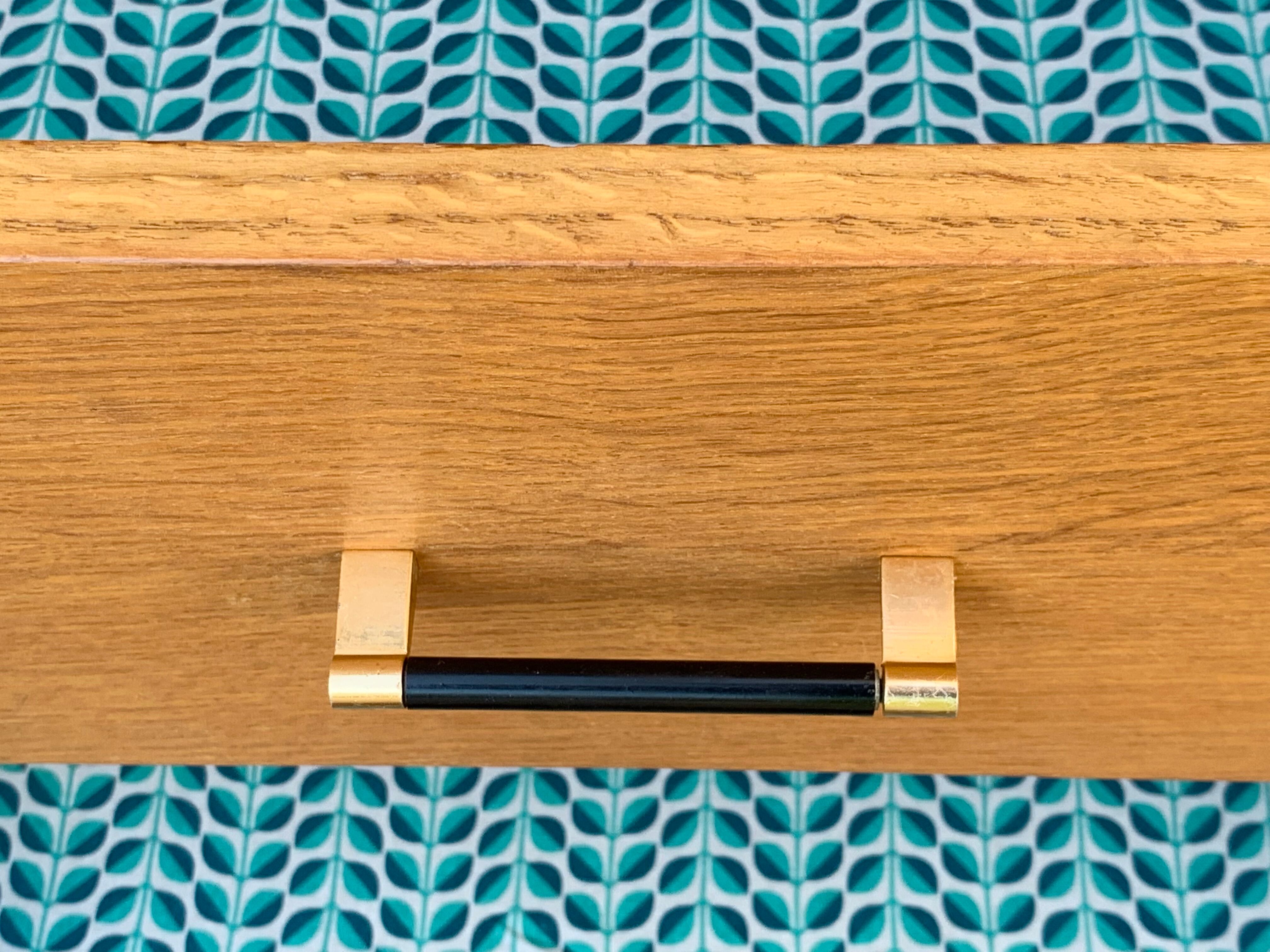 Vintage buffet compass feet 1950