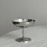 6 stainless steel footed bowls