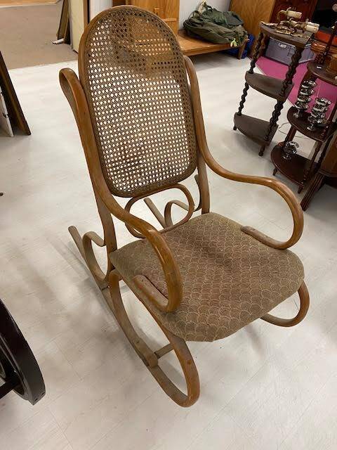 Wooden rocking chair