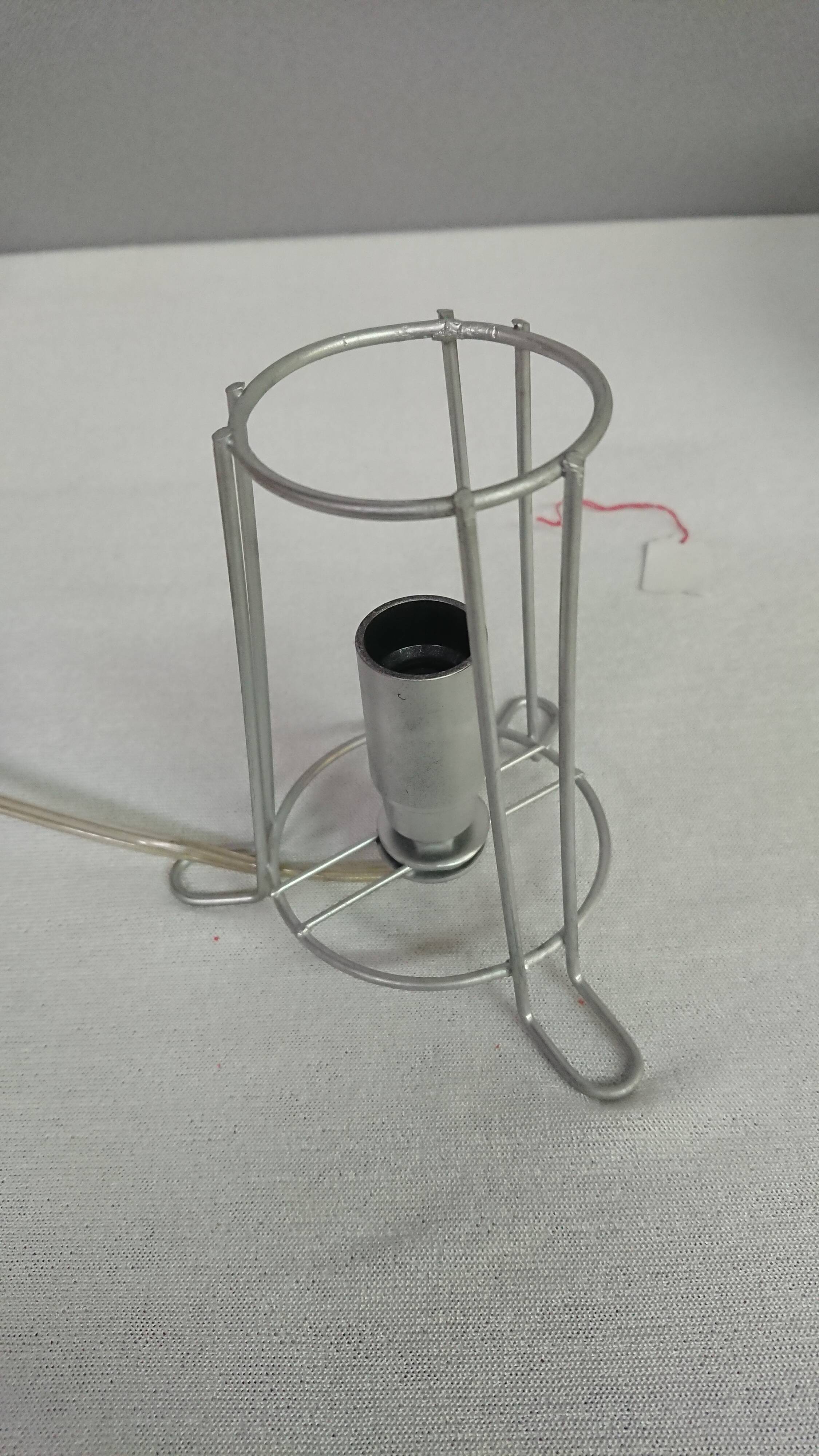 Lot of 2 glass lamps