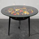 Illuminated 1950s coffee table