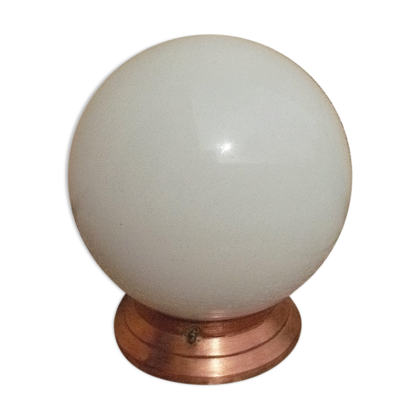 Ceiling lamp white opaline ball