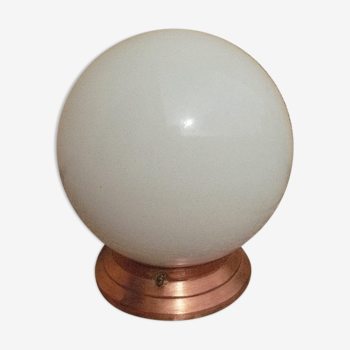 Ceiling lamp white opaline ball