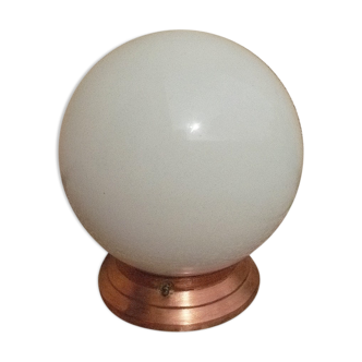 Ceiling lamp white opaline ball