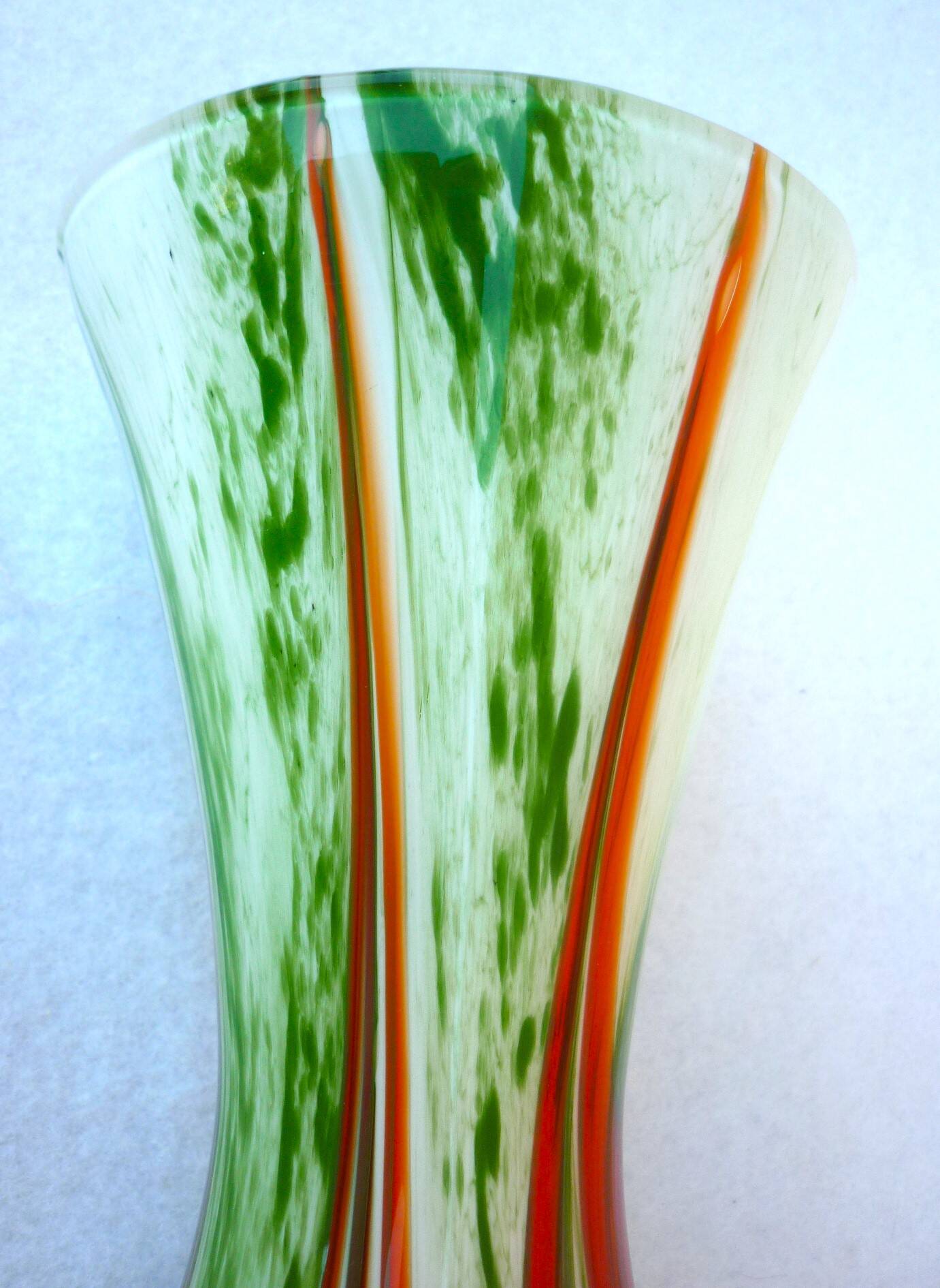 Large blown glass vase from Murano, design by Carlo Moretti, 1960s/70s.