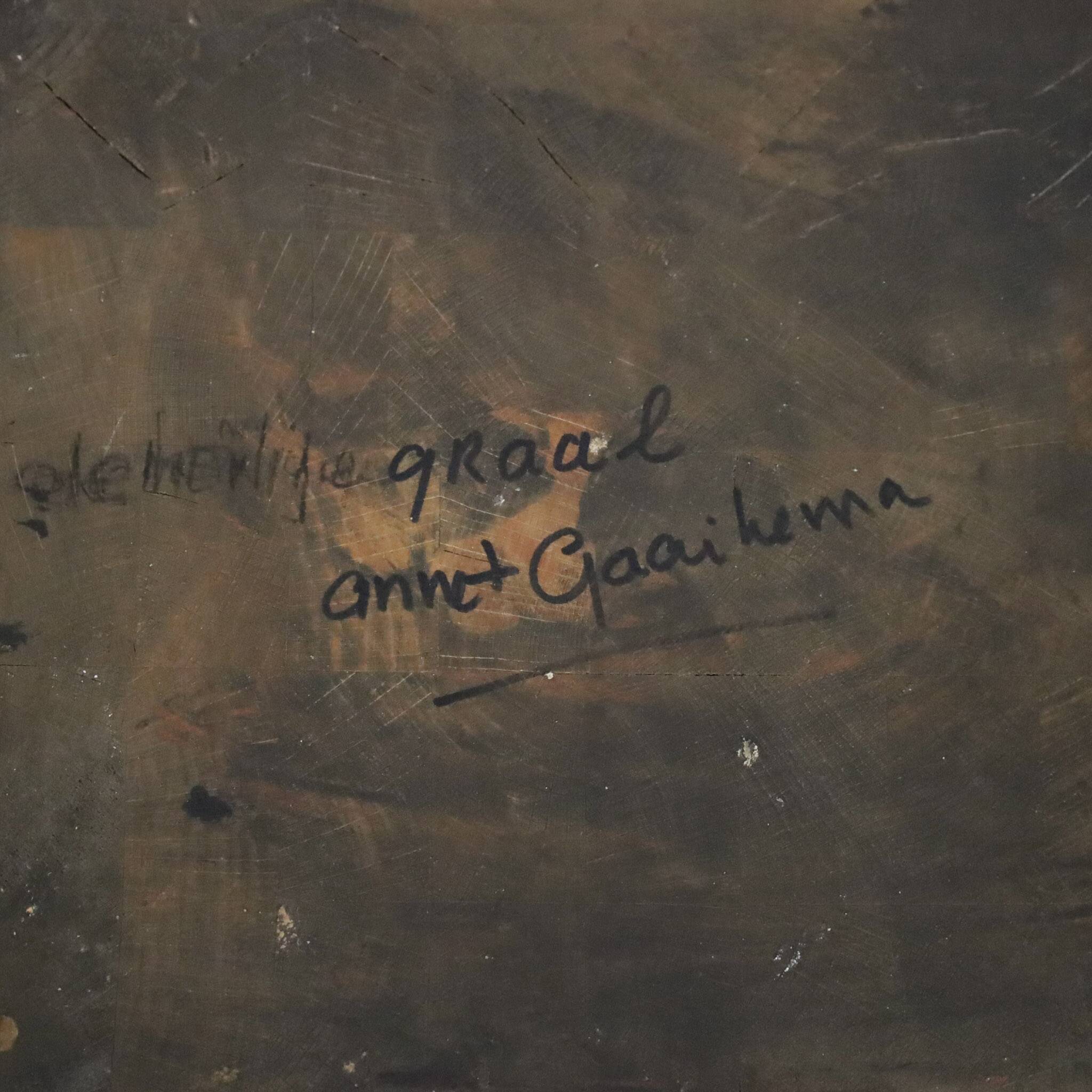 Holey Grail monumental sculptural form in wood by Annet Gaaikema, 1980s