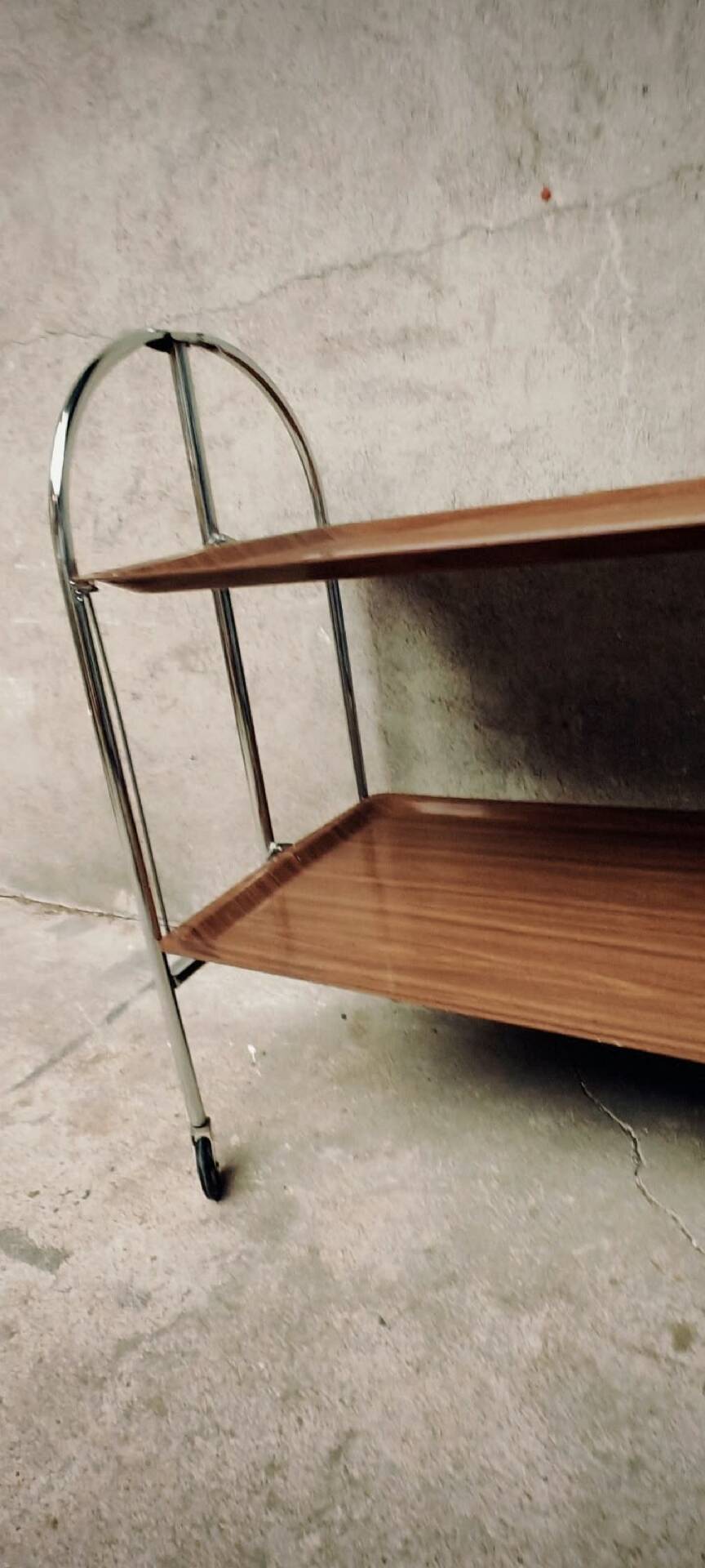 Rolling and folding table from the 70s.