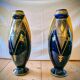 Pair of Art Deco vases – Tours ceramics, Pinon-Heuzé (c. 1930)