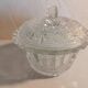 Glass sugar bowl