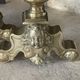 Pair of brass andirons