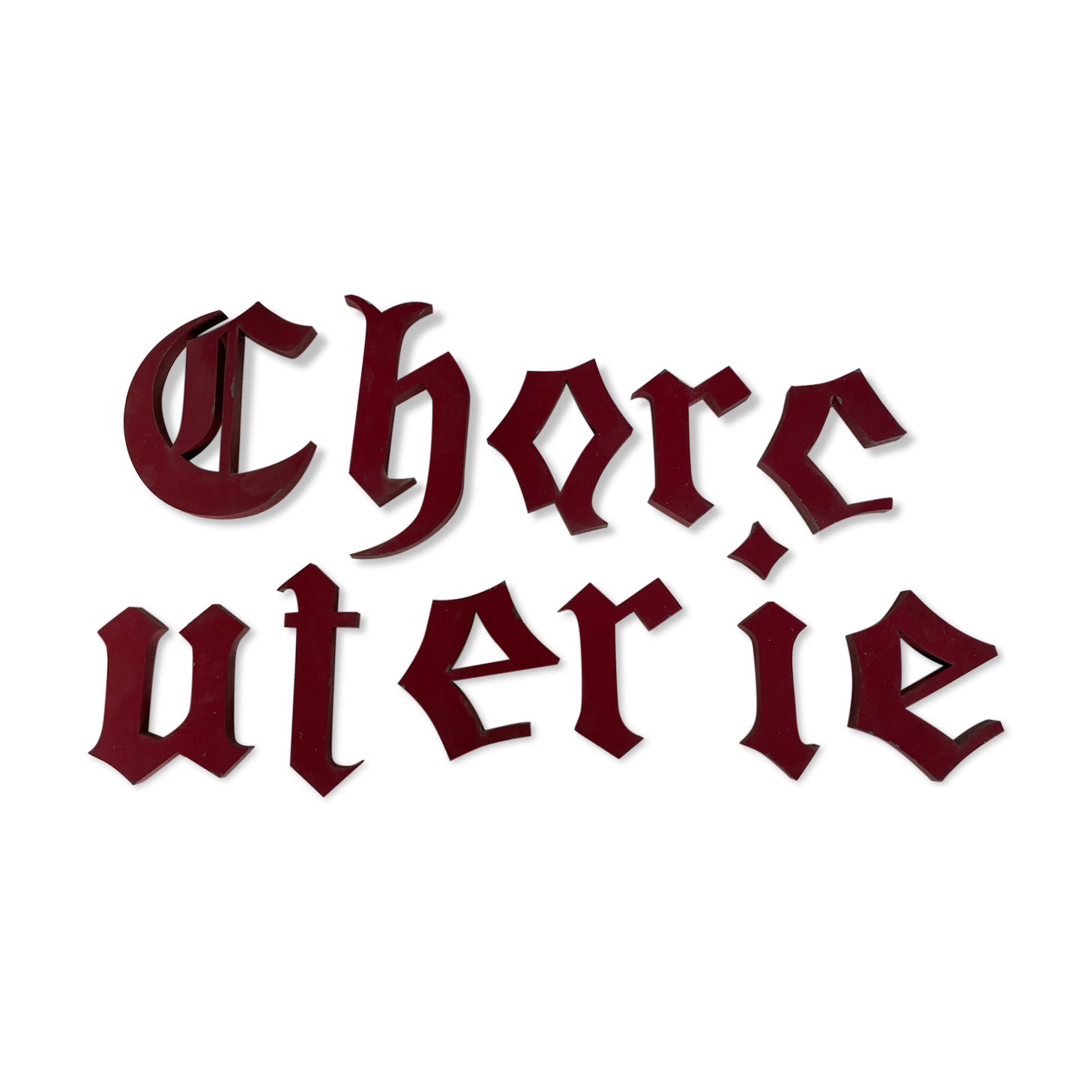 Vintage sign letters