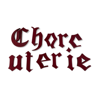 Vintage sign letters