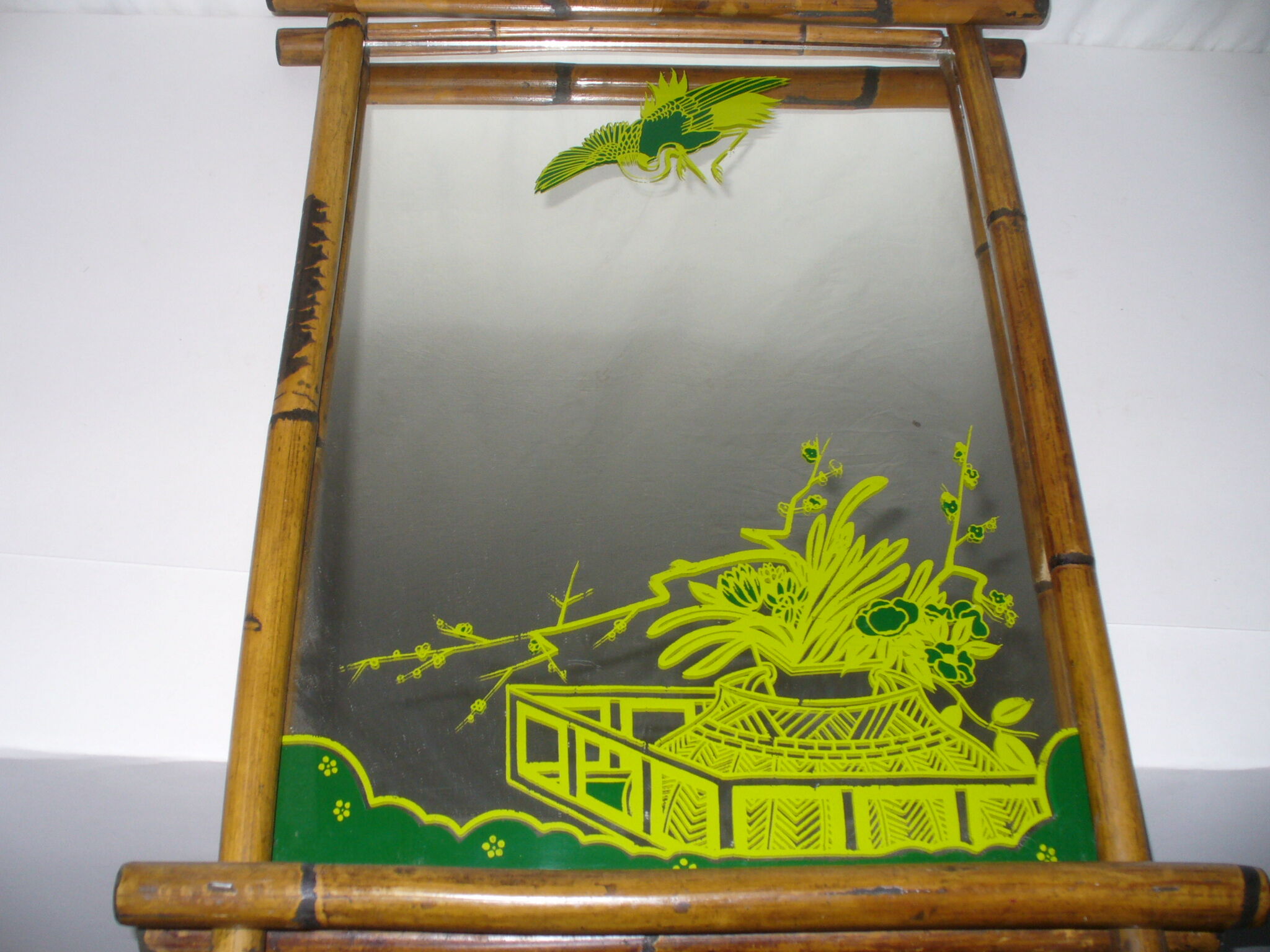 Bamboo mirror from the 40s - 50s